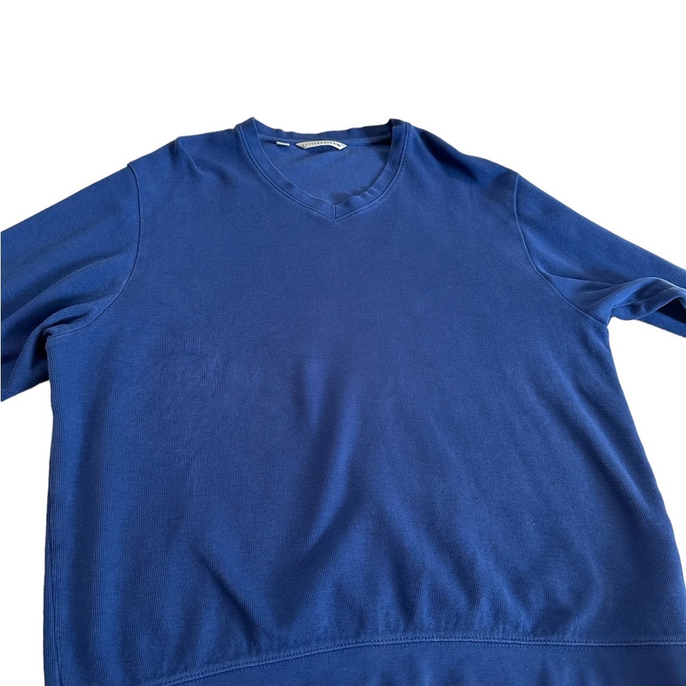 Cutter & Buck V-Neck Blue Sweatshirt Size Large - Picture 12 of 17